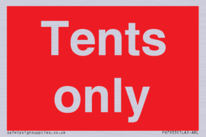 Tents only